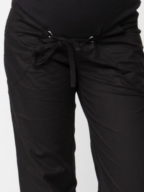 Летние брюки для беременных прямые Клэр, черный (хлопок 95%) Летние брюки для беременных прямые Клэр, черный (хлопок 95%)