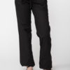 Летние брюки для беременных прямые Клэр, черный (хлопок 95%)