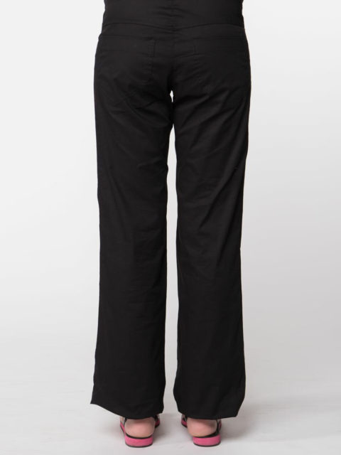 Летние брюки для беременных прямые Клэр, черный (хлопок 95%) Летние брюки для беременных прямые Клэр, черный (хлопок 95%)