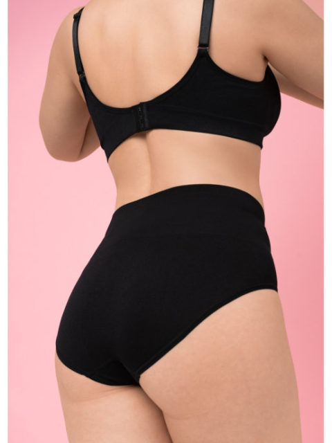 Бесшовный бюстгальтер для беременных и кормящих, Кэндис черный