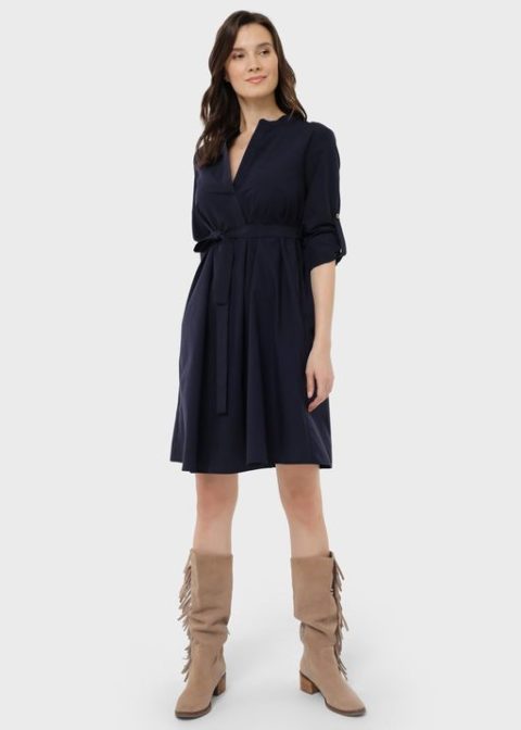Платье для беременных и кормящих Марика, темно-синий Платье для беременных и кормящих Марика, темно-синий