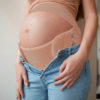 Бандаж для беременных на косточках 4 в 1 с усиленной поддержкой Neobelt, персиковый