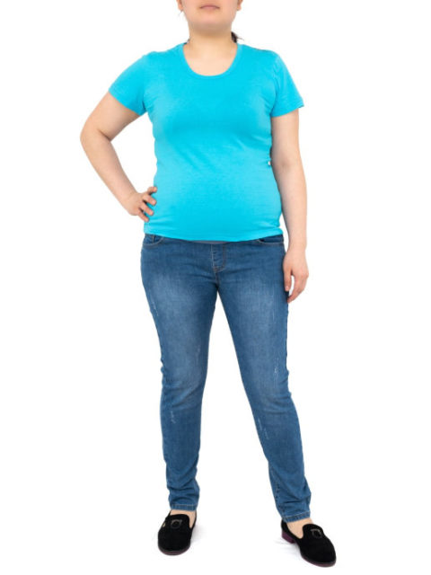 Джинсы для беременных зауженные Sky, деним