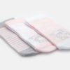 Носки для новорожденных 3 пары, Мишка, розовый