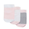 Носки для новорожденных 3 пары, Точки, розовый
