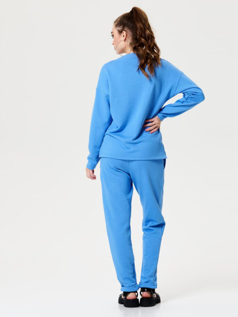 Джемпер для беременных Аманда, ярко-голубой