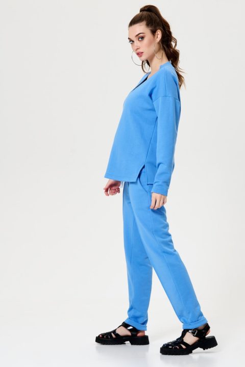 Джемпер для беременных Аманда, ярко-голубой