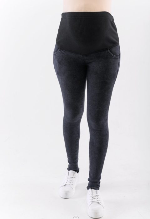 Джинсы для беременных утепленные Slim Fit 631 черно-серый Джинсы для беременных утепленные Slim Fit 631 черно-серый