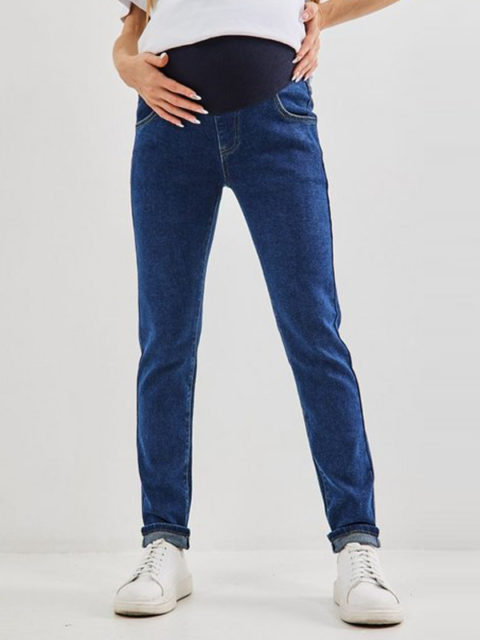 Джинсы для беременных зауженные Reggi, синий