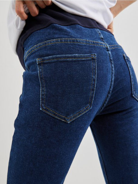 Джинсы для беременных зауженные Reggi, синий