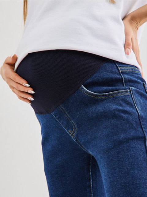Джинсы для беременных зауженные Reggi, синий