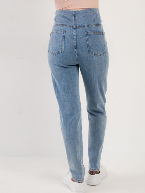 Джинсы для беременных зауженные, TightFit-72, голубой