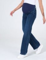 Джинсы для беременных Straight fit-311, тёмно-синий