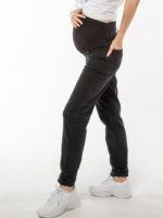 Джинсы для беременных MOMFIT-412 lux, чёрный
