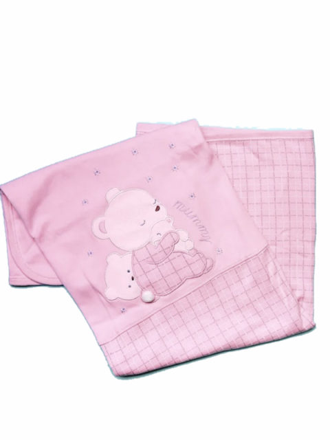 komplekt-na-vypisku-dlya-novorozhdennykh-troye-mishek-2015-rozoviy-kletochka (3)