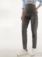 Джинсы для беременных MoM-629 антрацит